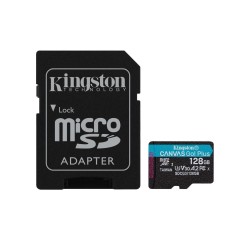 Kingston Canvas Go! Plus microSDXC 128GB 170MB/s - Fast, Reliable Storage for Your Devices!